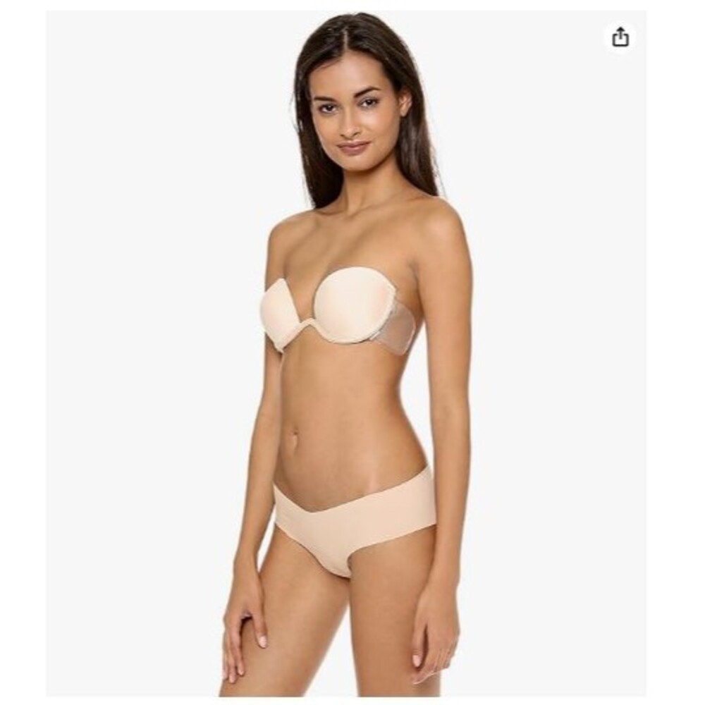 Maidenform Women's Push up Combo Wing Bra Size 6 Nude Color NWT